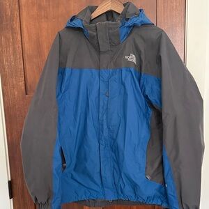 The North Face Men's Blue and Dark Gray coat